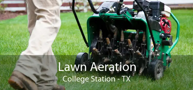 Lawn Aeration College Station - TX