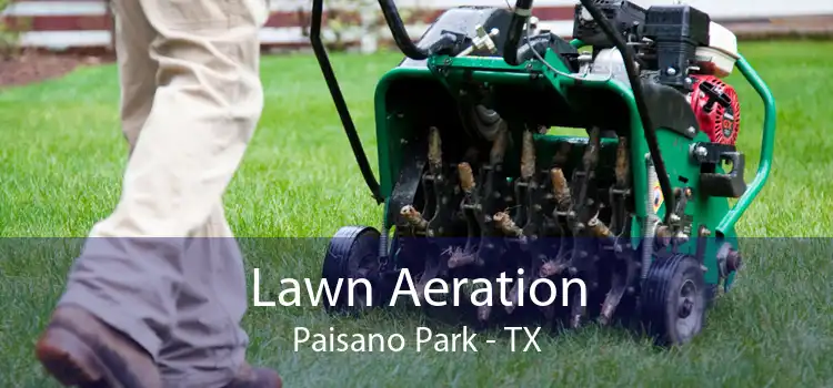 Lawn Aeration Paisano Park - TX