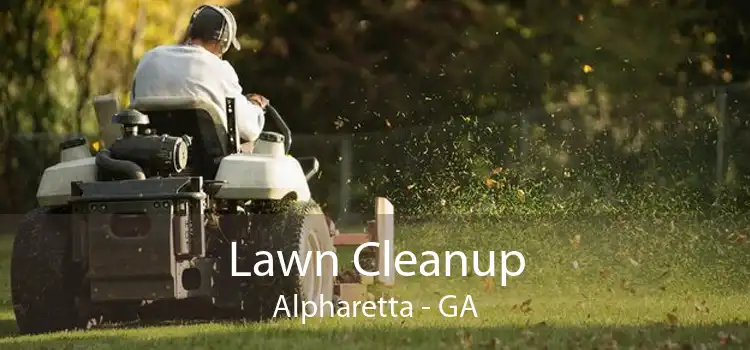 Lawn Cleanup Alpharetta - GA
