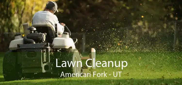 Lawn Cleanup American Fork - UT