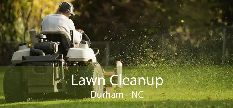 Lawn Cleanup Durham - NC