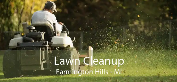 Lawn Cleanup Farmington Hills - MI