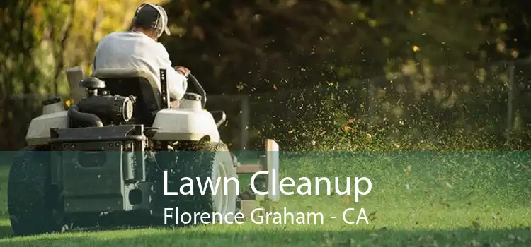 Lawn Cleanup Florence Graham - CA