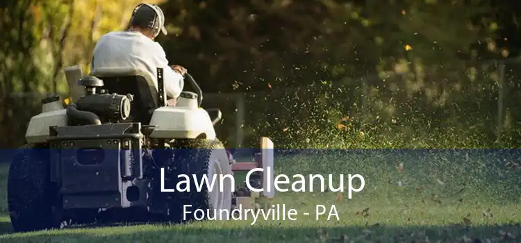 Lawn Cleanup Foundryville - PA