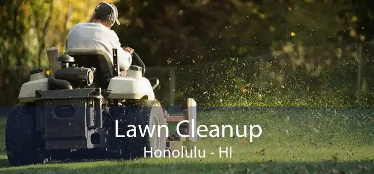 Lawn Cleanup Honolulu - HI