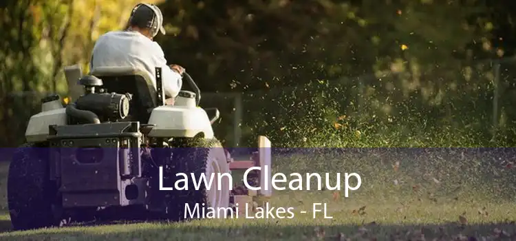 Lawn Cleanup Miami Lakes - FL