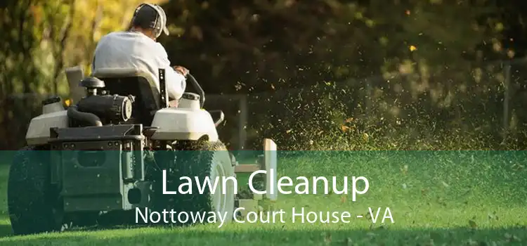 Lawn Cleanup Nottoway Court House - VA