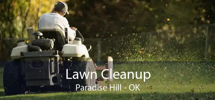 Lawn Cleanup Paradise Hill - OK