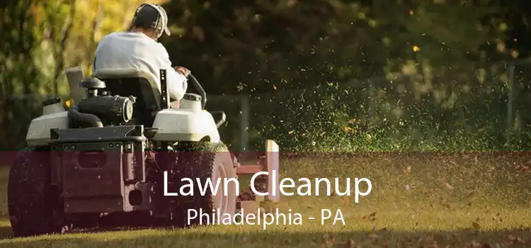 Lawn Cleanup Philadelphia - PA