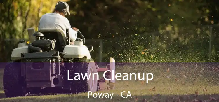  Lawn Cleanup Poway - CA