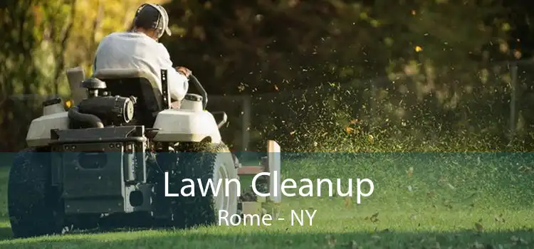 Lawn Cleanup Rome - NY