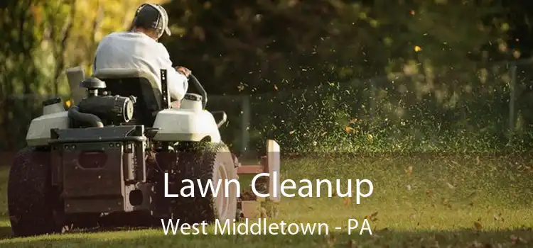 Lawn Cleanup West Middletown - PA