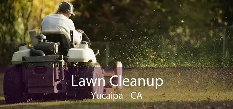 Lawn Cleanup Yucaipa - CA