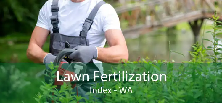 Lawn Fertilization Index - WA