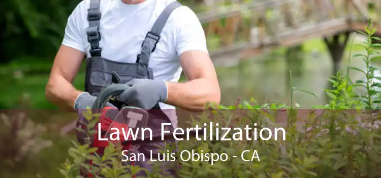 Lawn Fertilization San Luis Obispo - CA