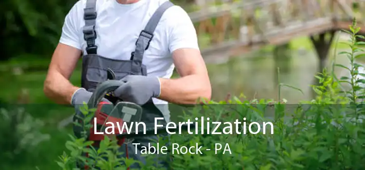 Lawn Fertilization Table Rock - PA