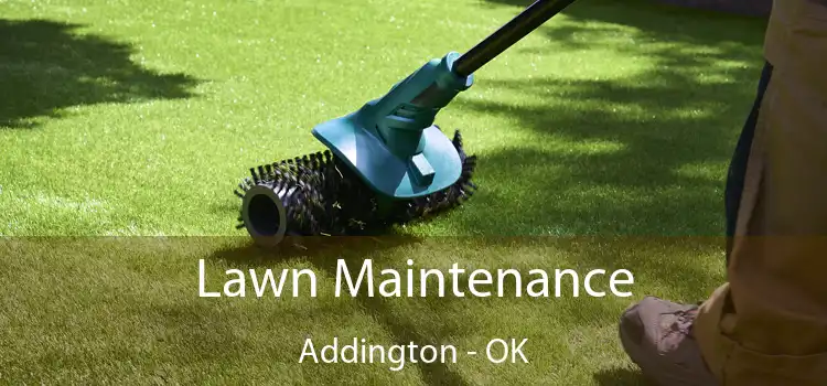 Lawn Maintenance Addington - OK